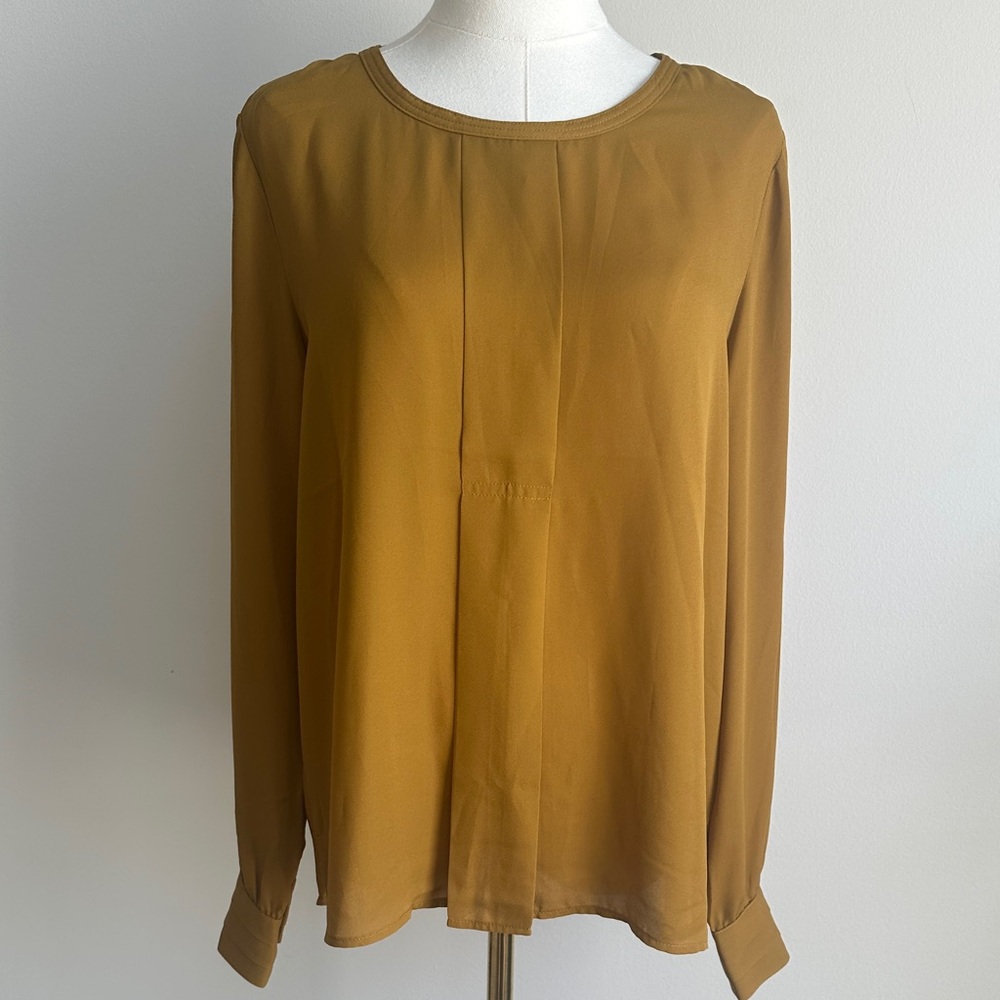 Scotch & Soda Women's Lightweight Long Sleeve Minimalist Blouse Office Wear M